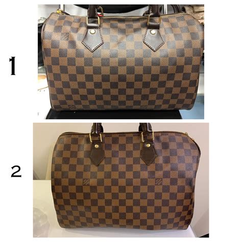 louis vuitton speedy 25 damier ebene real vs fake|speedy lv 25.